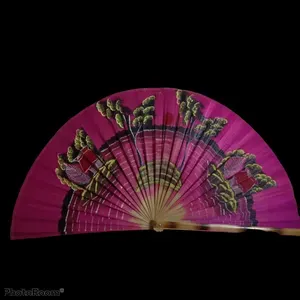 Madurai Bamboo Craft Fan Scenery Wall Hanger