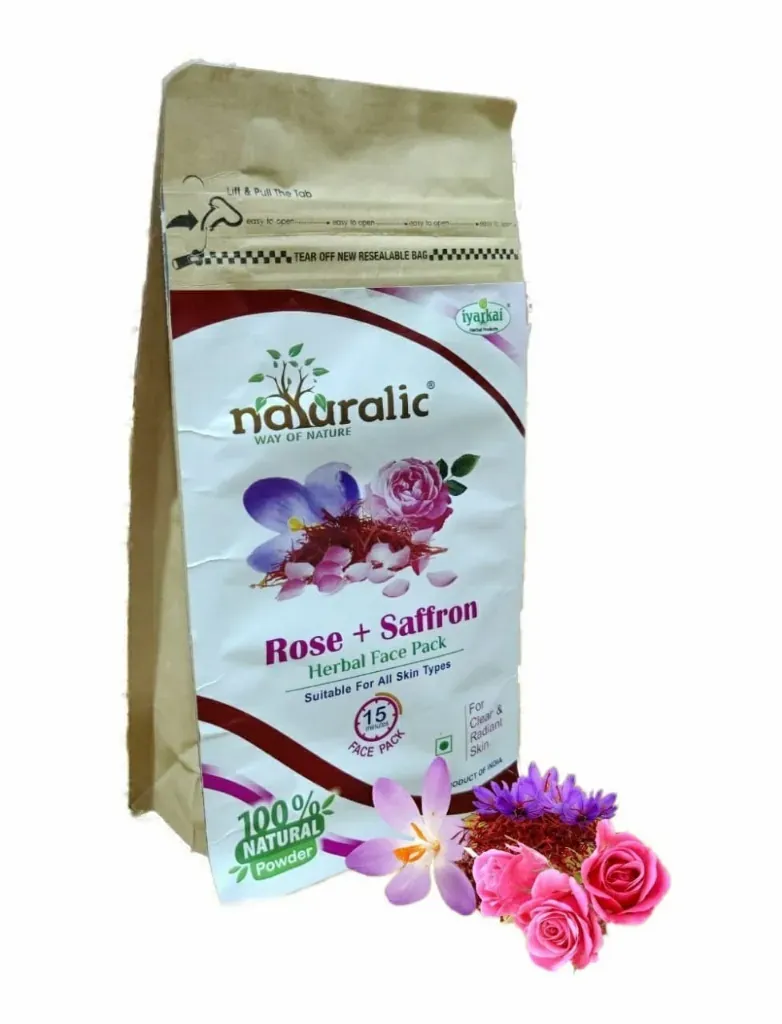 Rose+Saffron Face Pack 100Gm