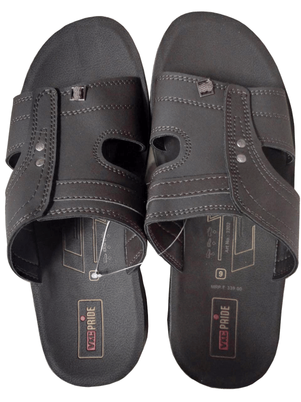 Get the designs that match your definition of class and comfort exclusive  from VKC Pride . Art No.14… | Mens sandals fashion, Casual leather sandals, Gents  slippers