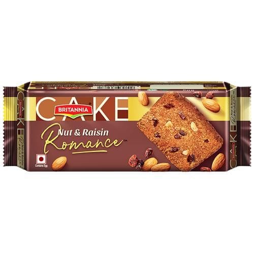 Britannia Cake Nut & Raisin 140G