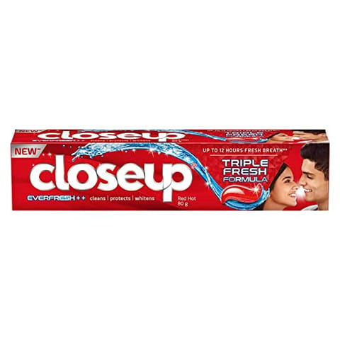 Close Up Triple Fresh Formula Gel Toothpaste 80gm