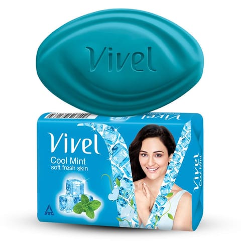 Vivel Cool Mint, Soft Fresh Skin 43gx4 (pack of 4)