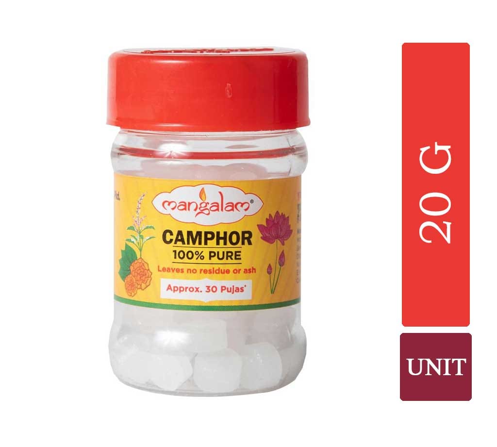 Mangalam Camphor 20G Jar