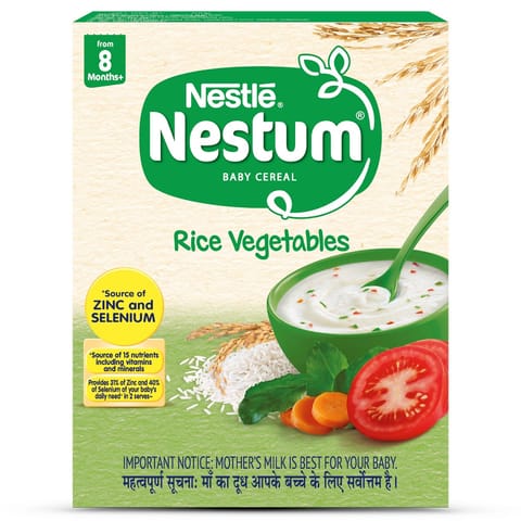 Nestle Nestum Baby Cereal Rice Vegetables (From 8 To 12 Months)