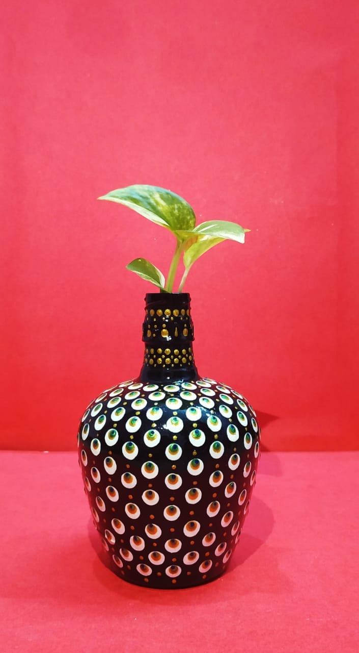 Peacock Flower Vase