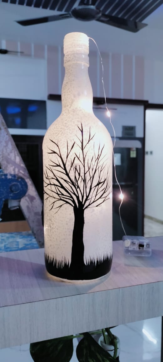 Black & White Tree Night Lamp