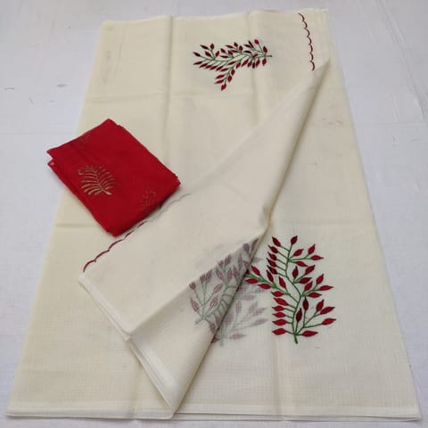 Fancy Kota Saree in Embroidery Work