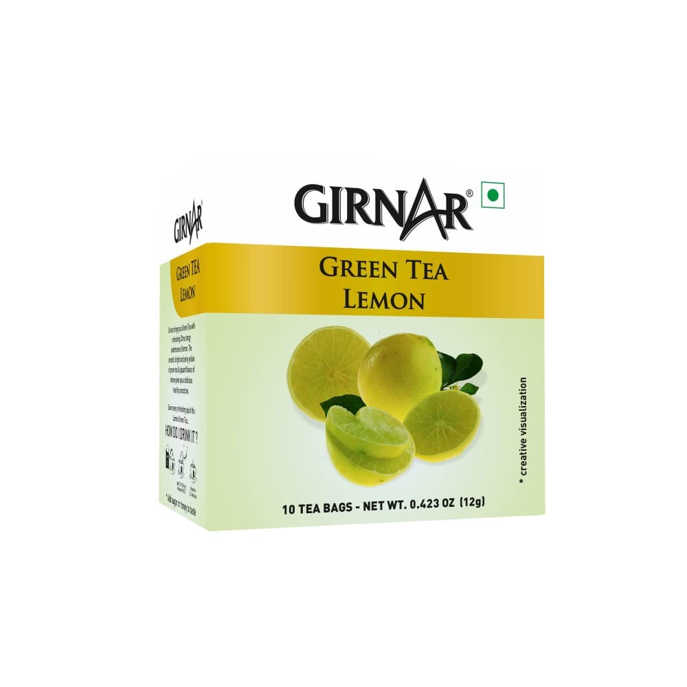 Girnar Green Tea With Lemon (10 Teabags)