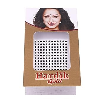 Small Bindi 6Mm Plain Bindis Tikka For Girls Women Ladies (Black)