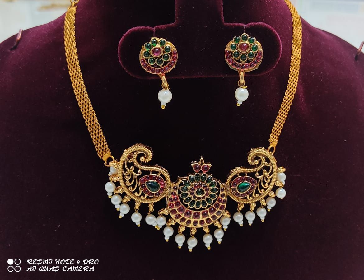 Gold Plated Jewellery Set/Necklace/Choker For Women's/Girls