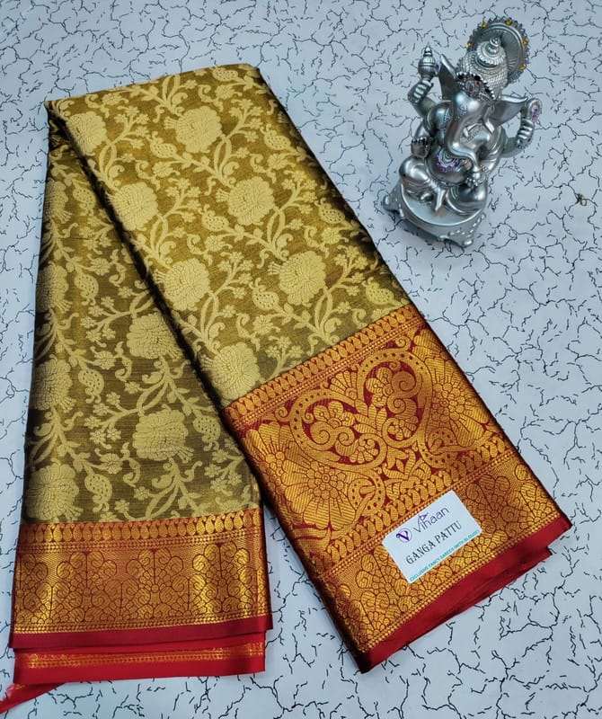 Dual Shade Soft Silk Saree