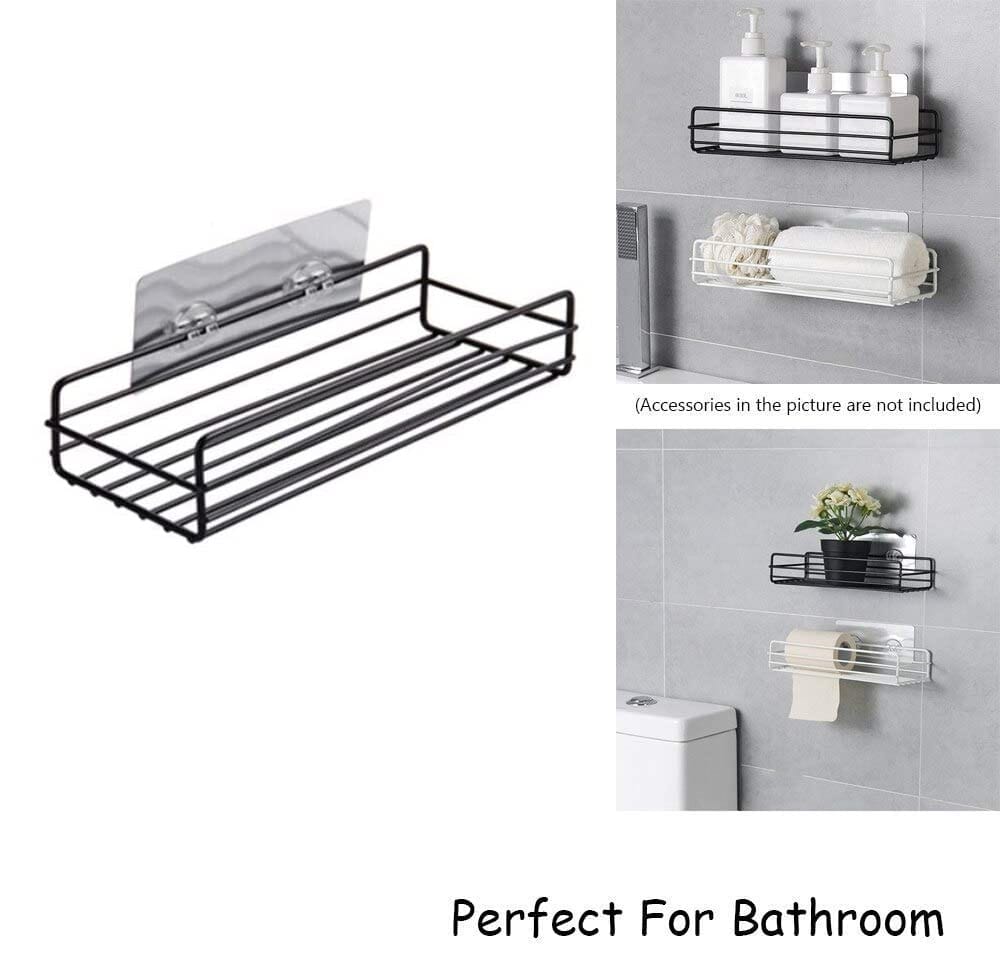 10088 Single Piece Metal Rectangle Shelf Multipurpose Kitchen Bathroom