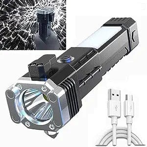 Rechargeable Torch Light With Power Bank