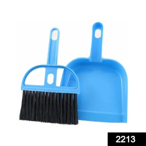 2213 Mini Dustpan With Brush Broom Set For Multipurpose Cleaning