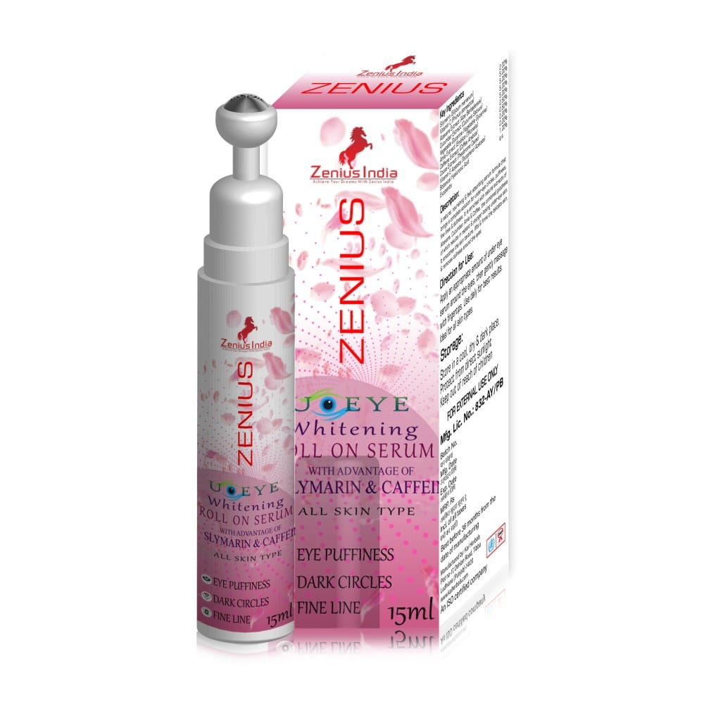 Zenius Under-Eye Whitening Roll On Serum | Undereye Roller