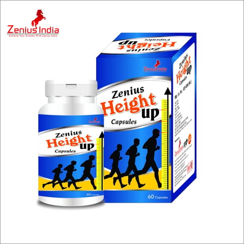 Zenius Height up Capsule for Height Increase Capsule | Height Enhancer Medicine (60 Capsules)