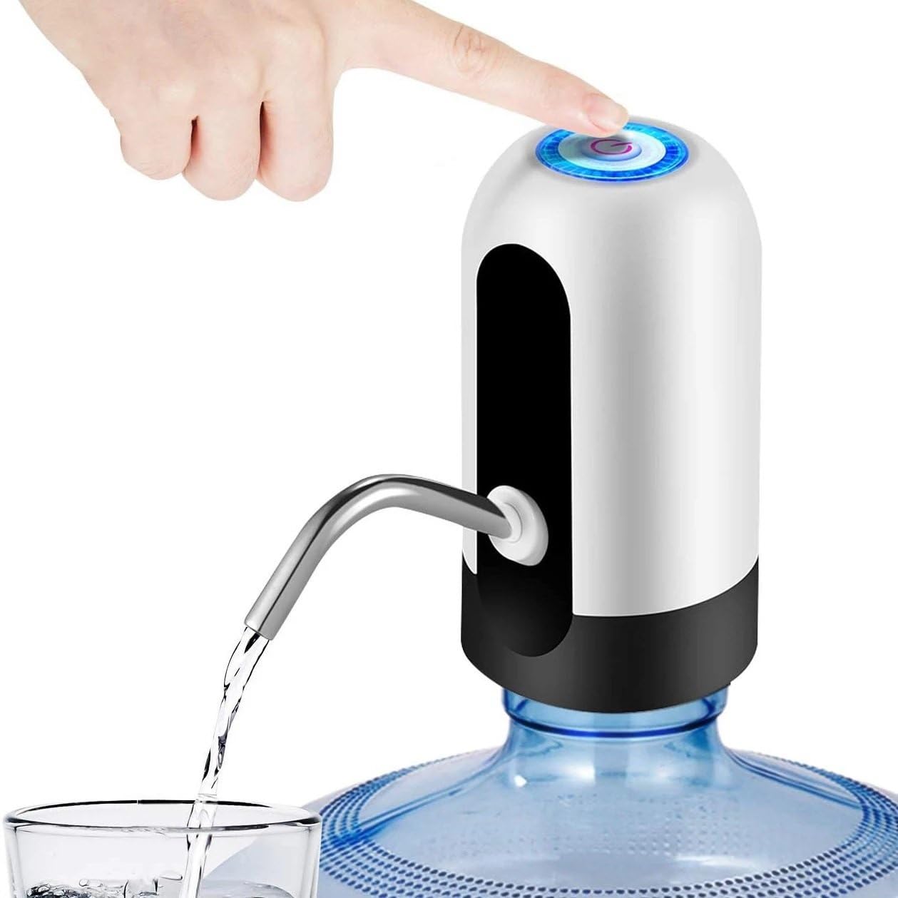 Universal Automatic Water Dispenser Pump for Drinking Water Can, Hassle-Free, Avoid Bacterial Retention and Portable Water Pump for Home, Indoor & Outdoor, Office, Camping