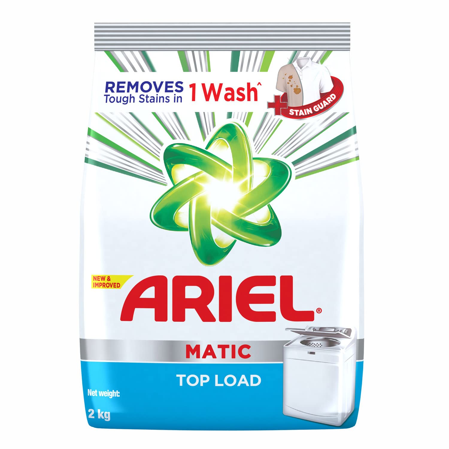 Ariel Matic Top Load Detergent Washing Powder - 2 kg