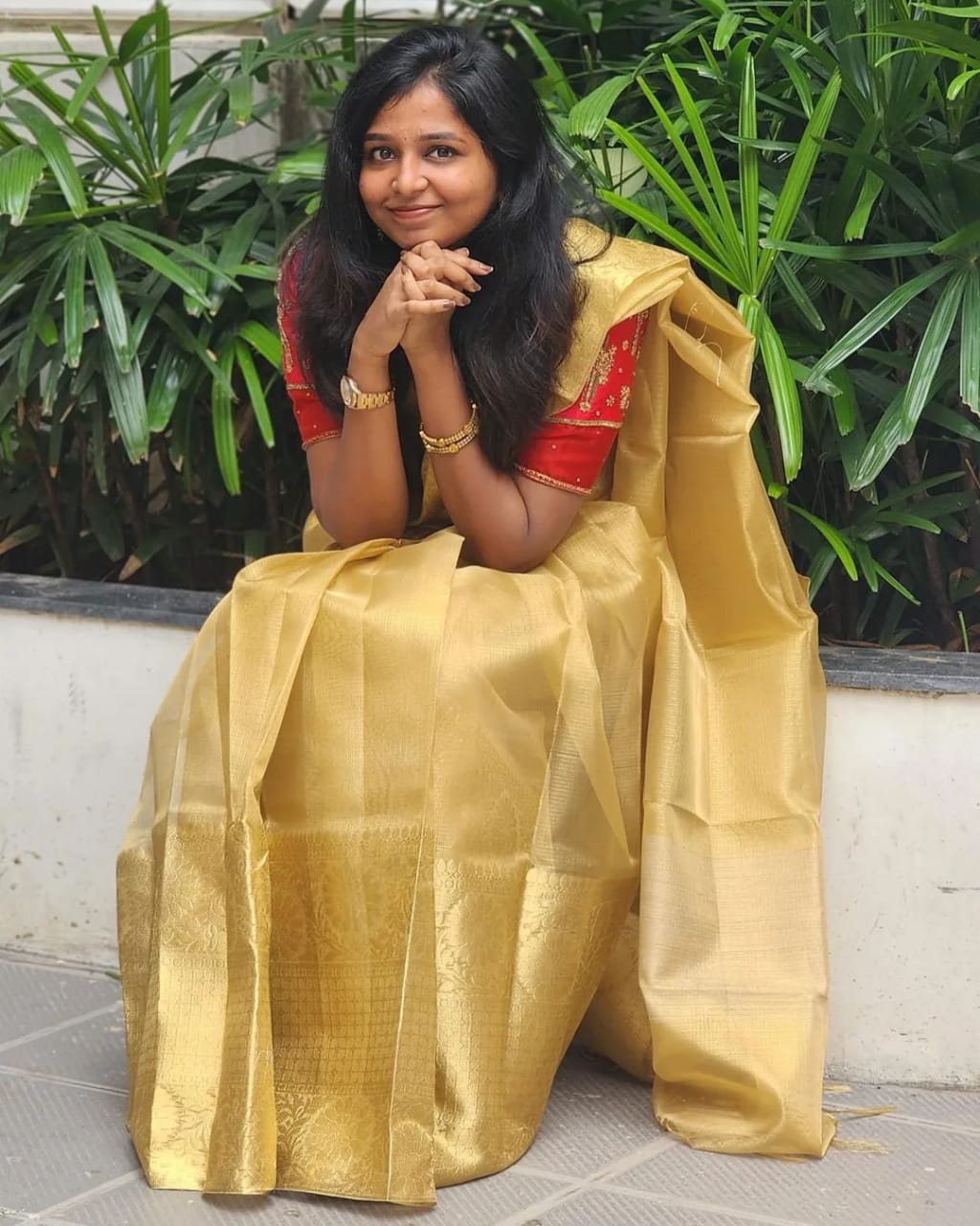 Tissue saree