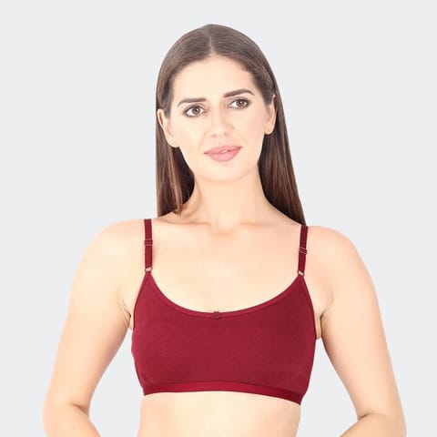 Prithvi Teenage Bra (Burgundy)