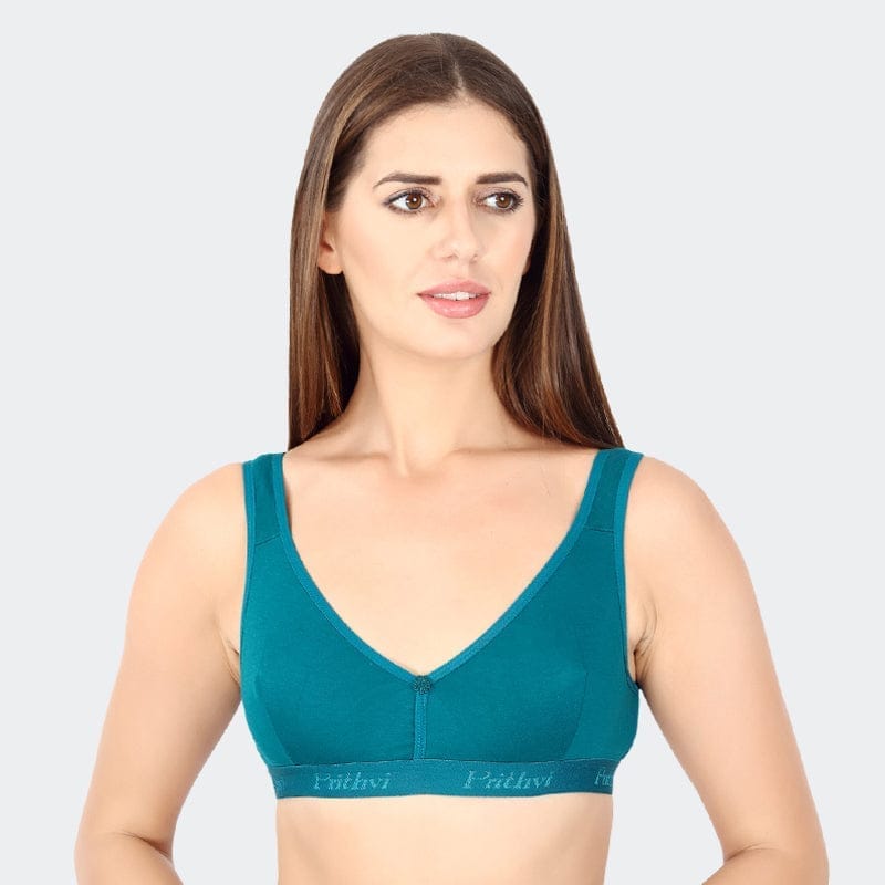 Prithvi Sports Bra (Petrol)