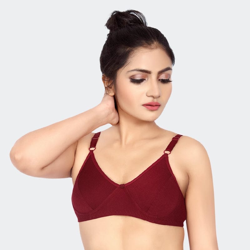 Prithvi Beauty Bra (Burgundy)