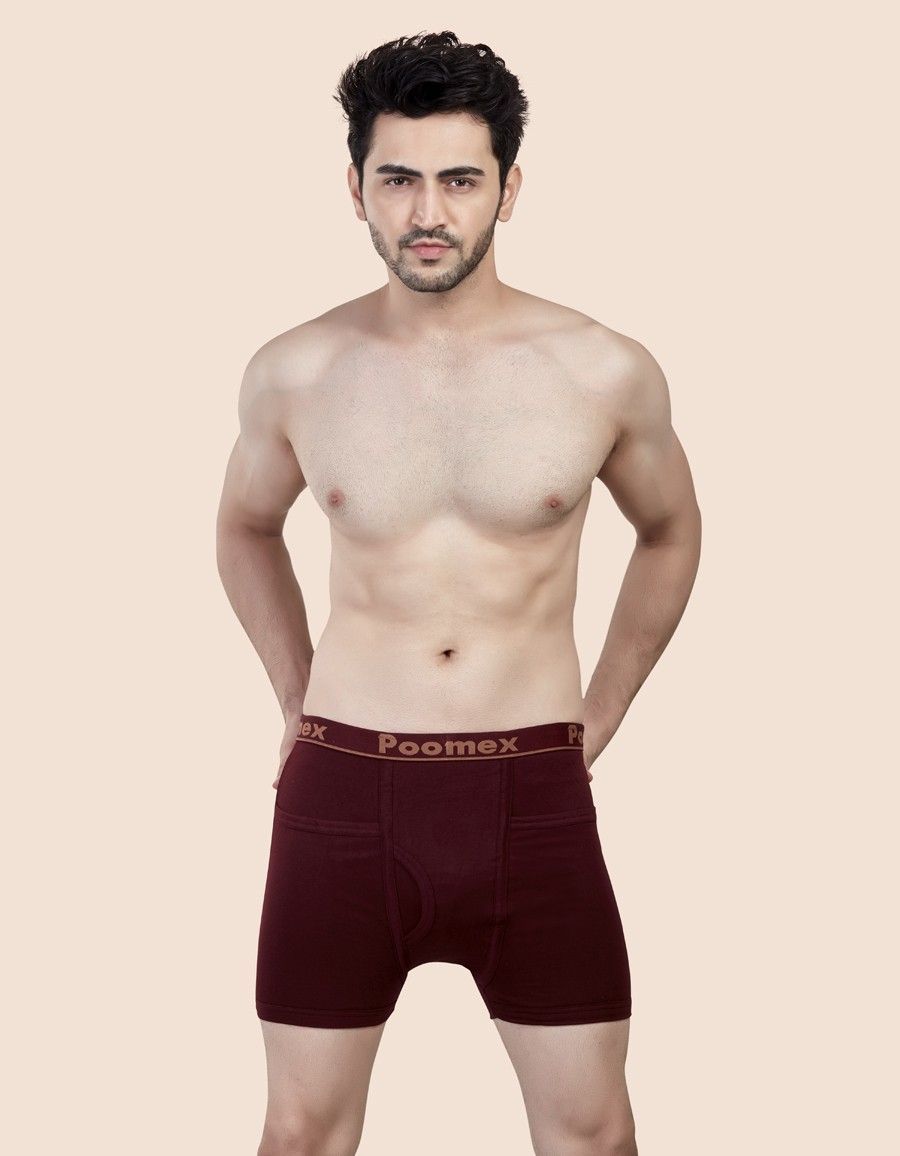 Poomex Trunk With Comfort Pocket Maroon