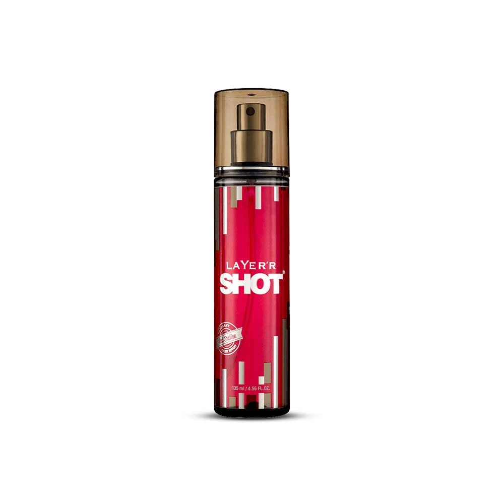 Layer'R Shot Deodrant Red Stallion Body Spray For Men, 135ml