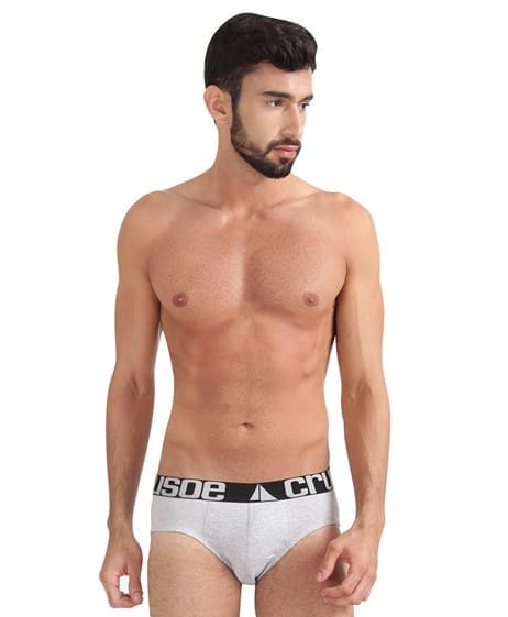 Crusoe Island Brief 2Pc Grey