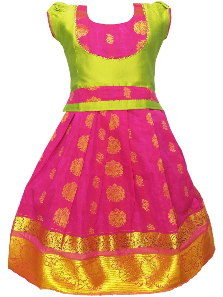 Girls Lehenga Choli / Pattu Pavadai Sakthi