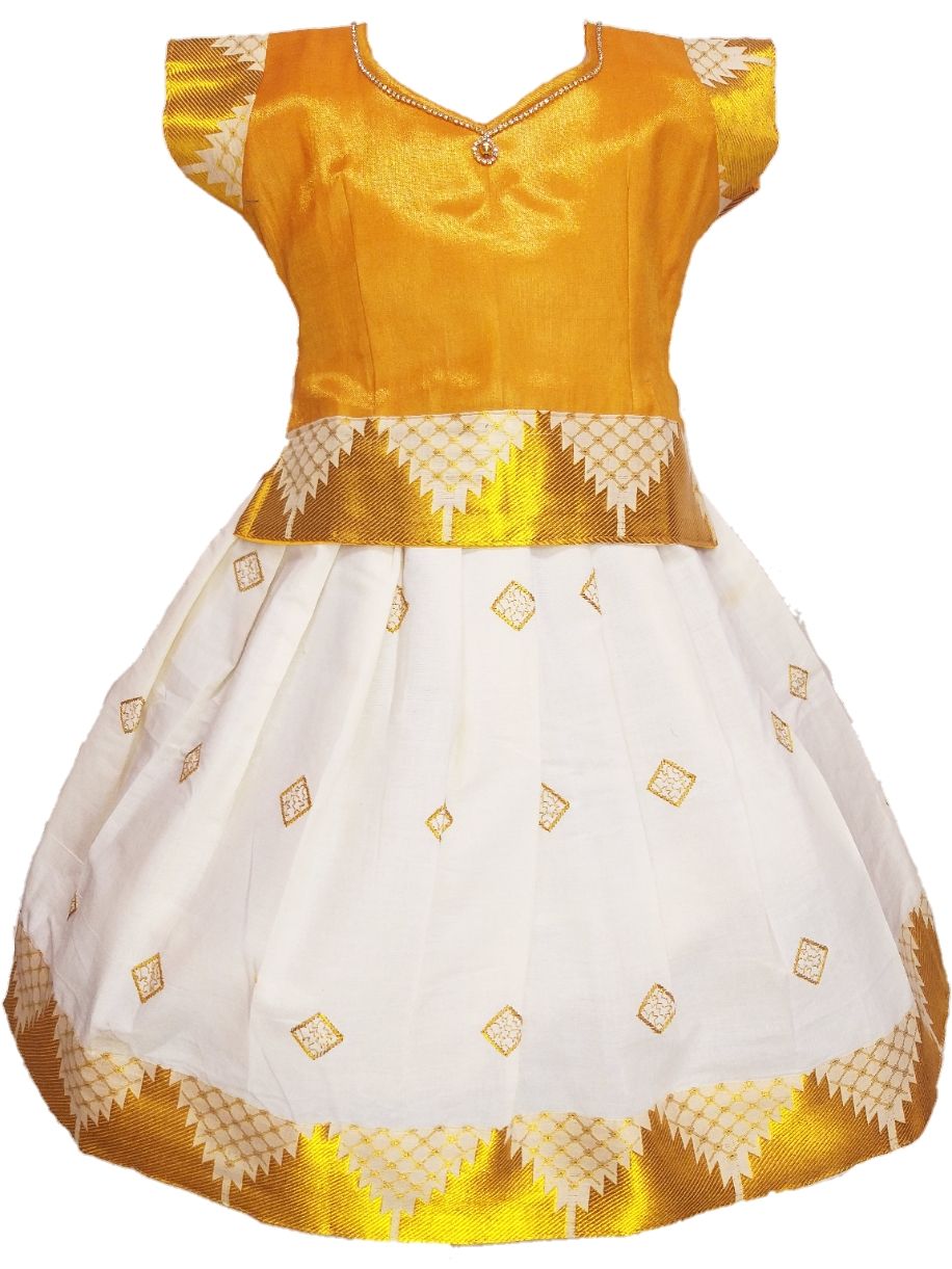 Girls Lehenga Choli / Pattu Pavadai VT KC Bead