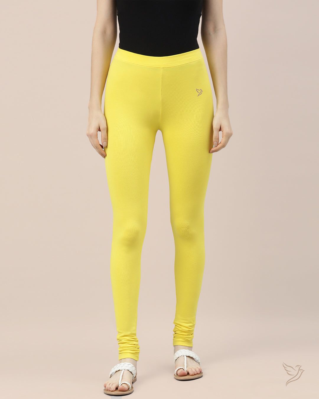 Women Cotton Churidar Legging - Jack Fruit