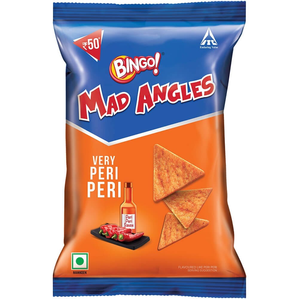 Bingo! Mad Angles Very Peri Peri 130Gm