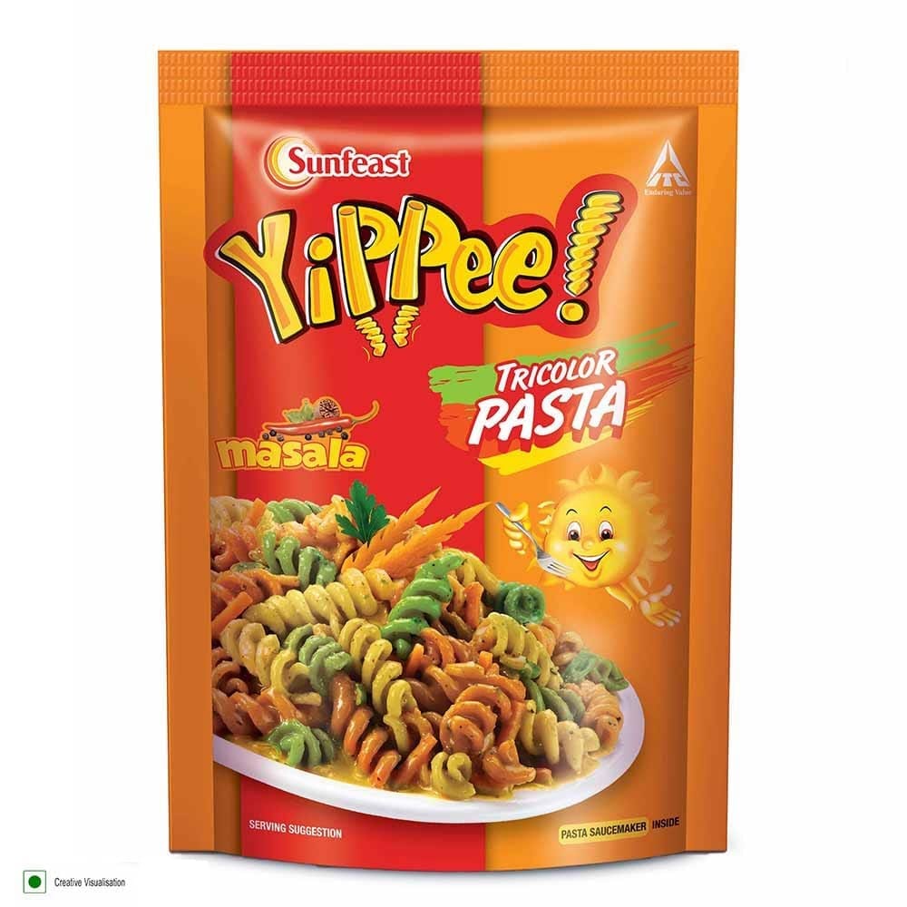 Sunfeast YiPPee! Tricolor Pasta Masala 65Gm