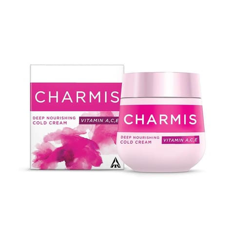 Charmis Deep Nourishing Cold Cream with Vitamin C, A & E, for glowing, nourished & moisturized skin, 200Ml