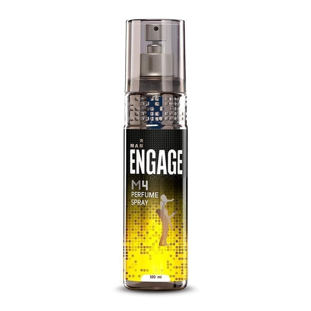 Engage M4 Perfume Spray For Men, 120Ml, Spicy & Lavender, Skin Friendly