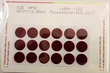 Eyetex Pallavi Bindi P1 Maroon Pack Of 10