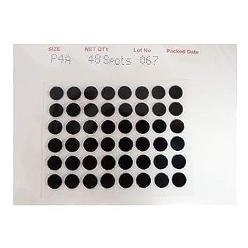 Eyetex Pallavi Sticker Kumkum 3 In 1 Black Color Bindi- Size-P4A (Pack Of 15)