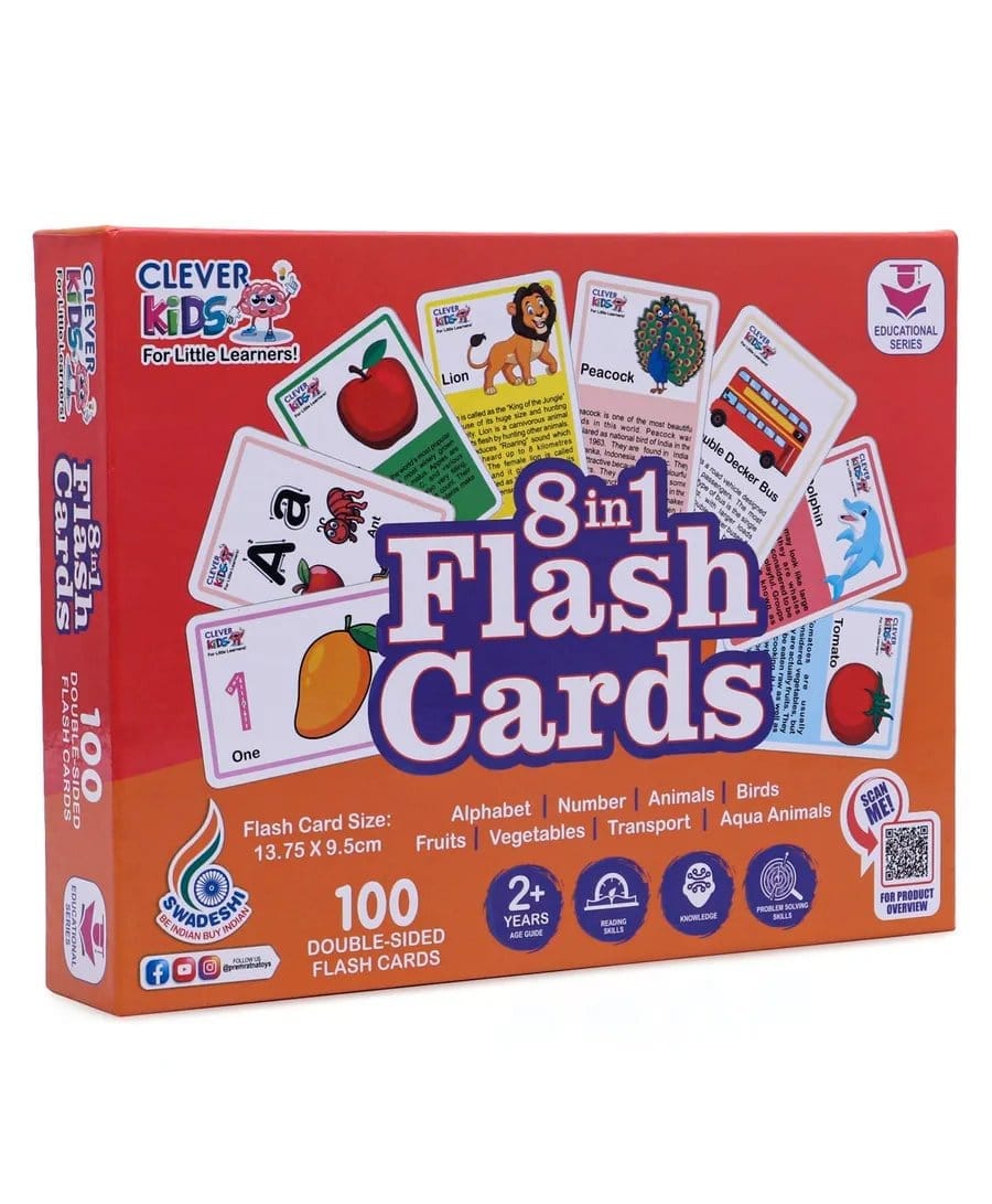 8-1 Flash Cards 100 No's