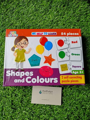 Shapes And Color 2 Pc Puzzle