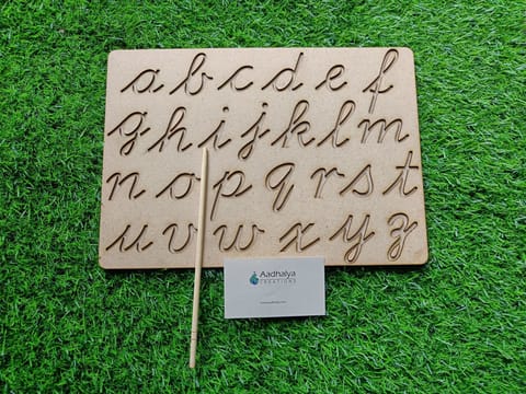 Cursive Alphabet Tracing Board