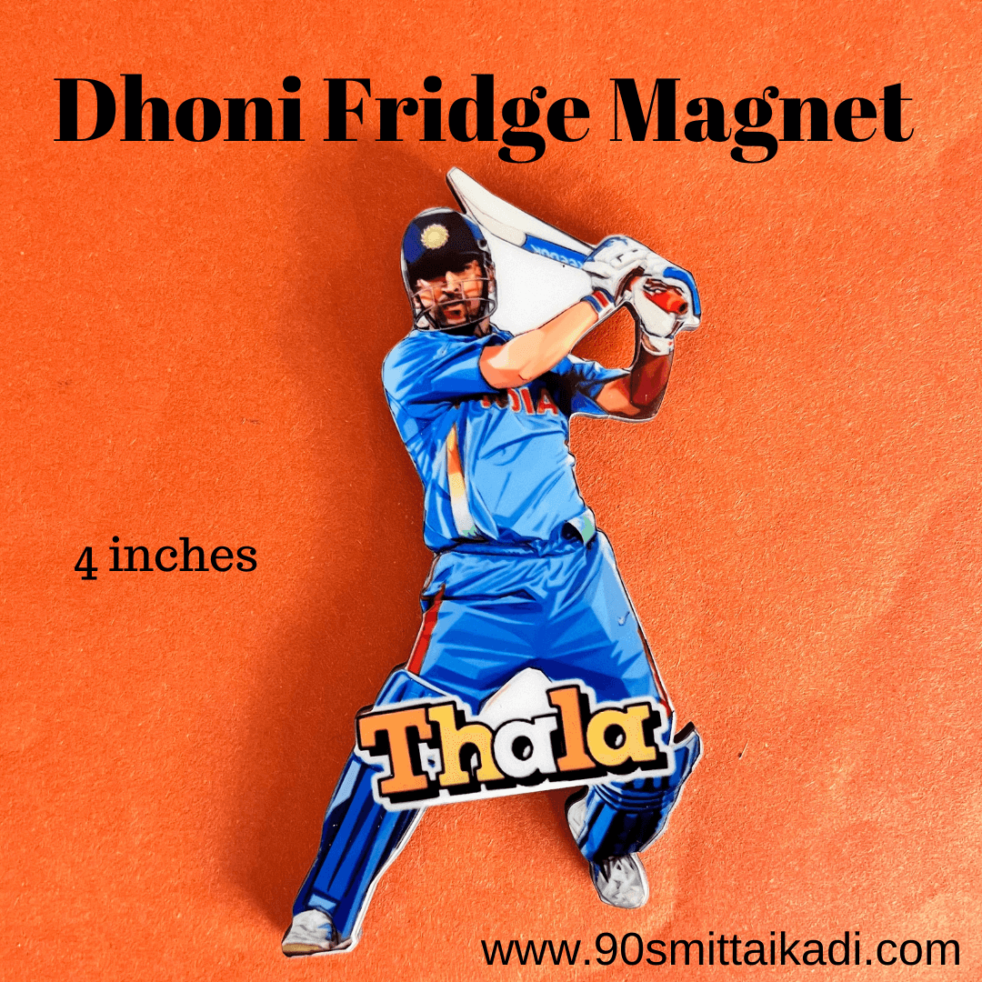 Dhoni Fridge Magnet