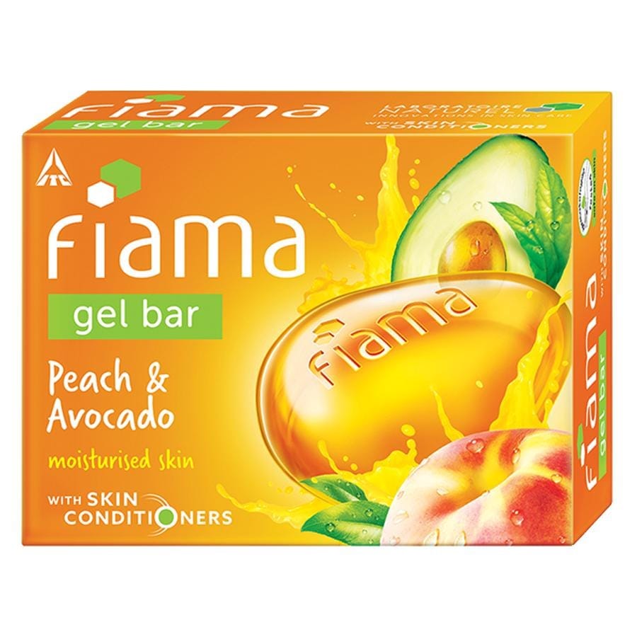 Fiama Peach & Avocado Gel Bar 125 g (Pack of 3)