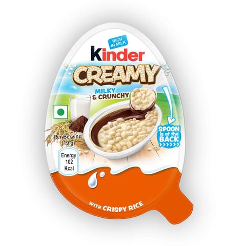 Kinder Creamy Milky & Crunchy 19G