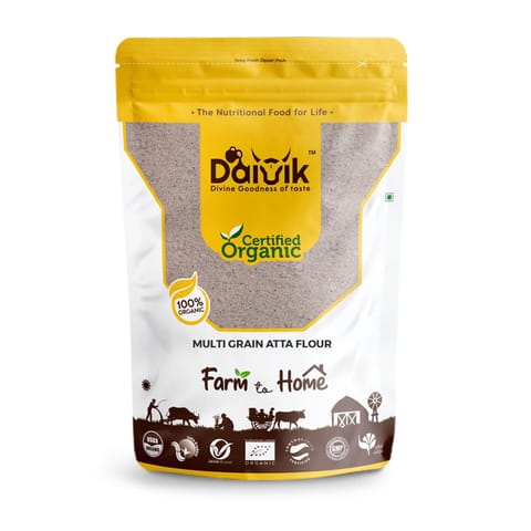 DAIVIK Organic Multi Grain Atta Flour