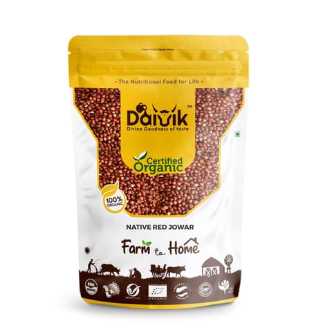 DAIVIK Organic Native Red Jowar-Naattu Sivappu Cholam