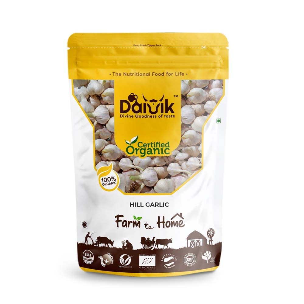 DAIVIK Organic Hill Garlic/Malai Poondu-Medium