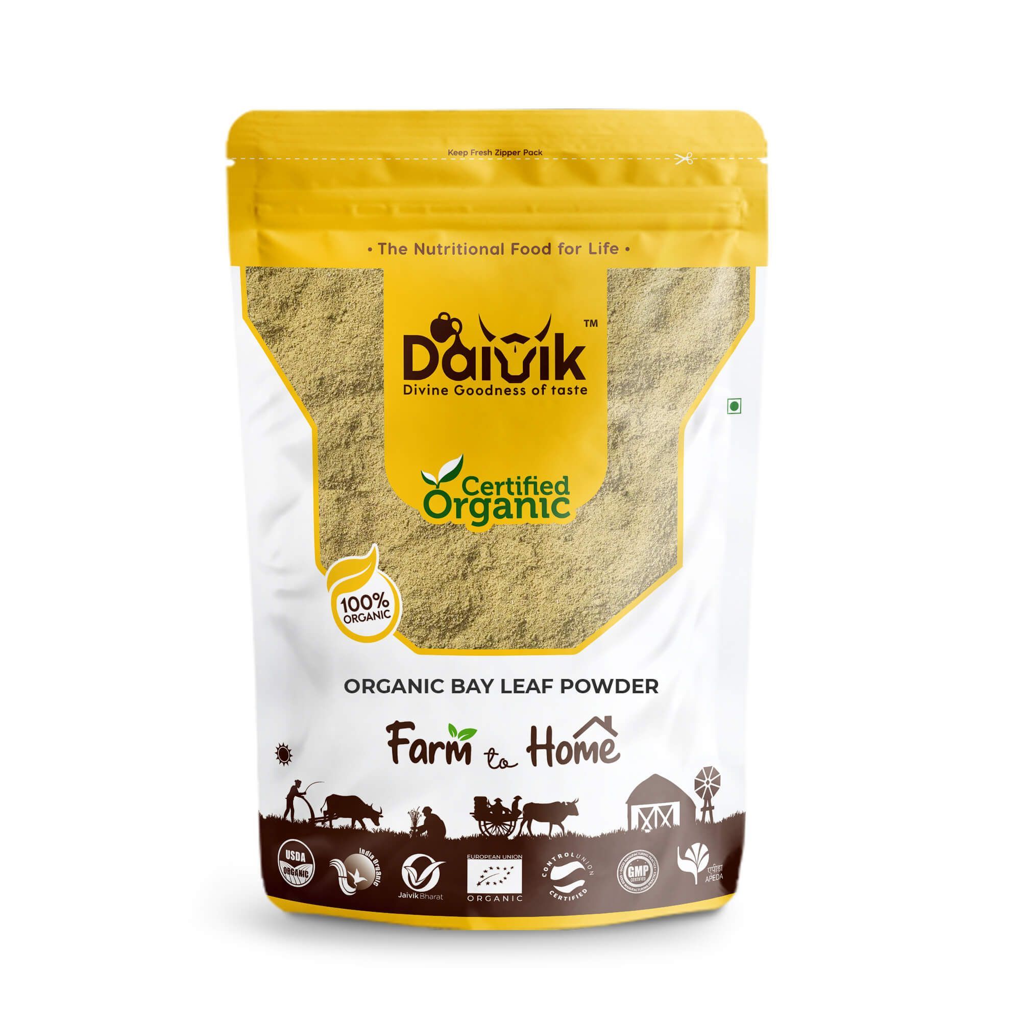 DAIVIK Organic Bay Leaf Powder Powder