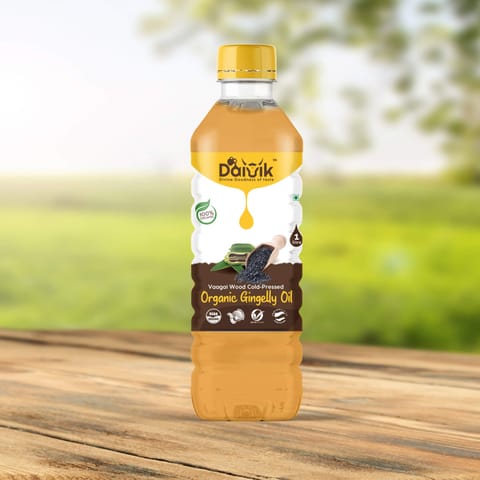 DAIVIK Organic Real Wood Cold Pressed Coconut Oil