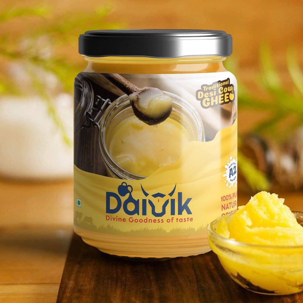 DAIVIK 100% Pure Organic Traditional Desi Cow Ghee